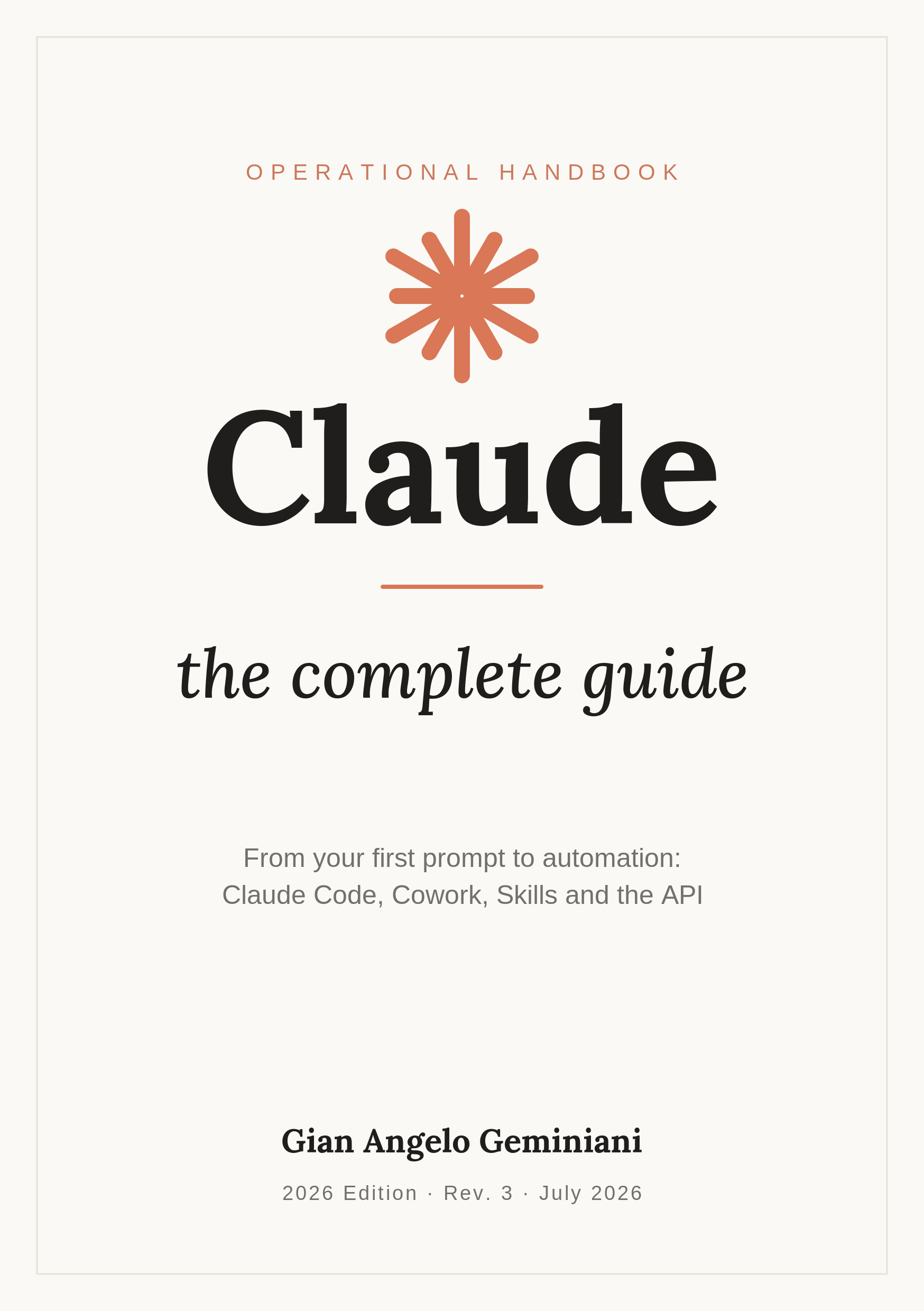 Cover of Claude: the complete guide